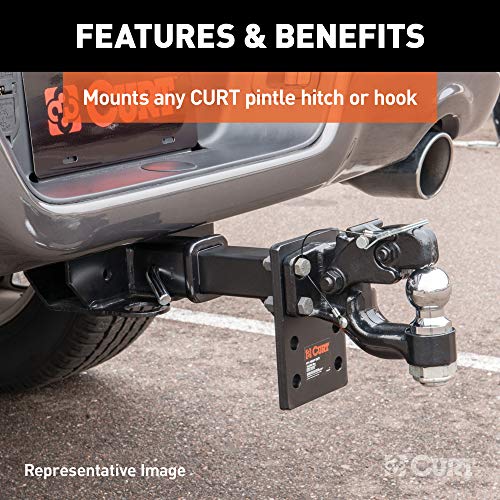 Curt تركيب CURT 48326 لرافعة دائرية لمستقبل رافعة 2 بوصة، 20,000 رطل، طول 6 بوصات - Image 4