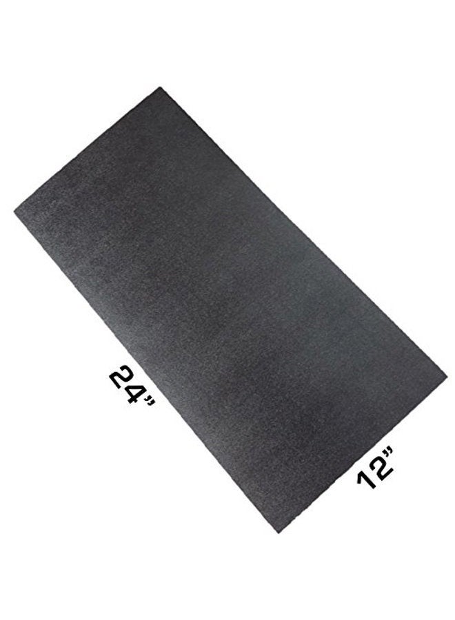 Robosource ABS Plastic Sheet 3-pack 12" X 24" X 0.0625" (1/16") 3 Pack, Black Haircell, for VEX Robotics Teams, Hobby, DIY, Industrial. Easy to Cut, Bend, Mold. - Image 3