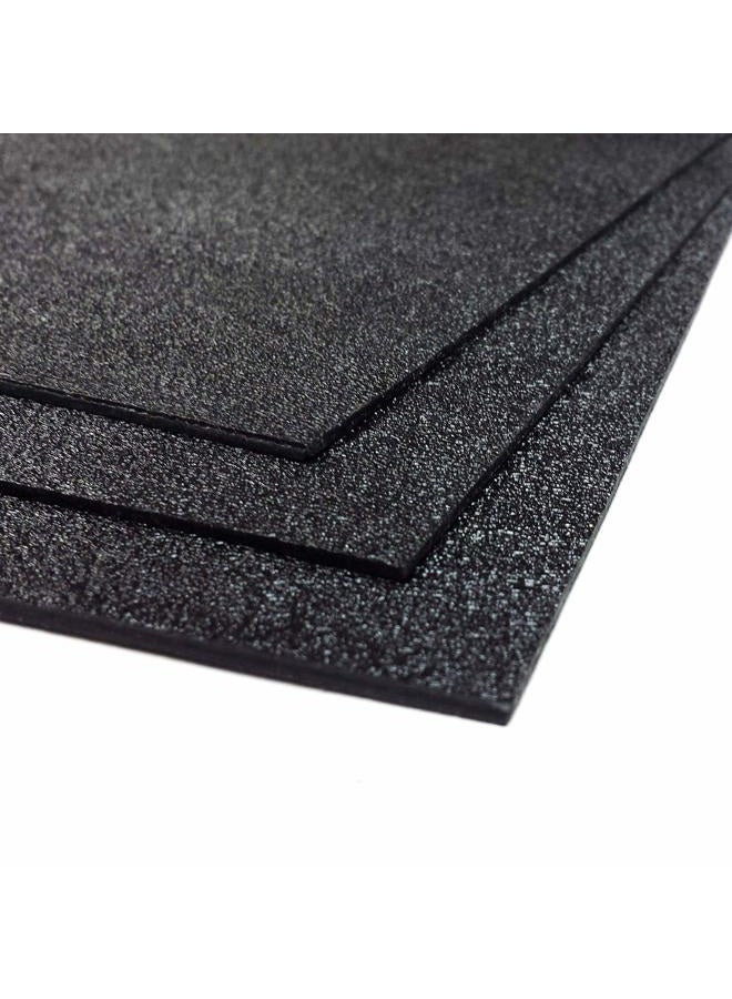 Robosource ABS Plastic Sheet 3-pack 12" X 24" X 0.0625" (1/16") 3 Pack, Black Haircell, for VEX Robotics Teams, Hobby, DIY, Industrial. Easy to Cut, Bend, Mold. - Image 2