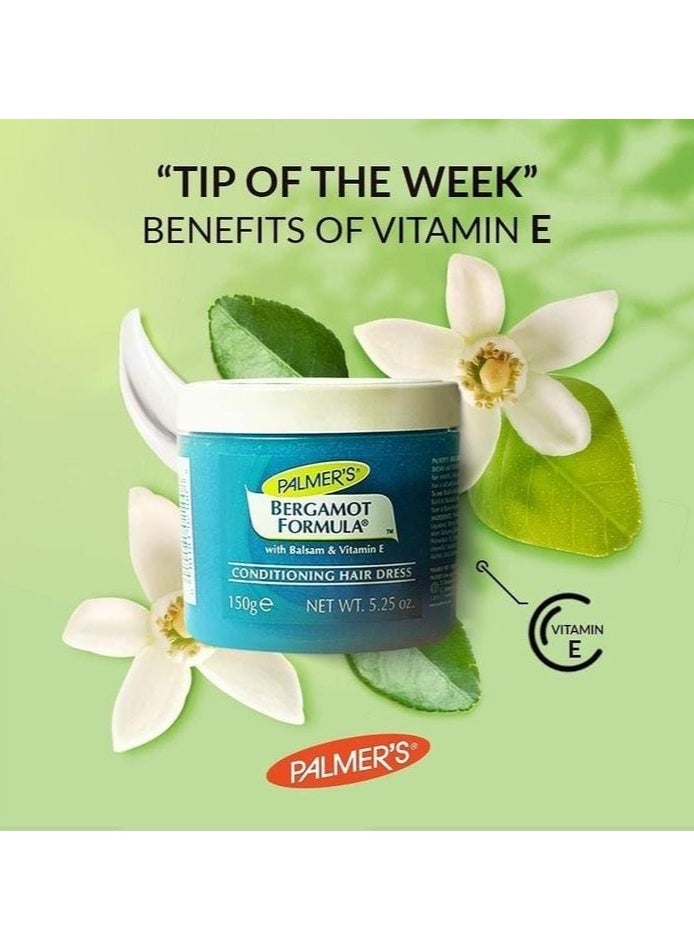 PALMER'S - PALMER'S Bergamot Formula With Balsam&Vitamin E Conditioning Hair Dress Cream 150ml - Image 1