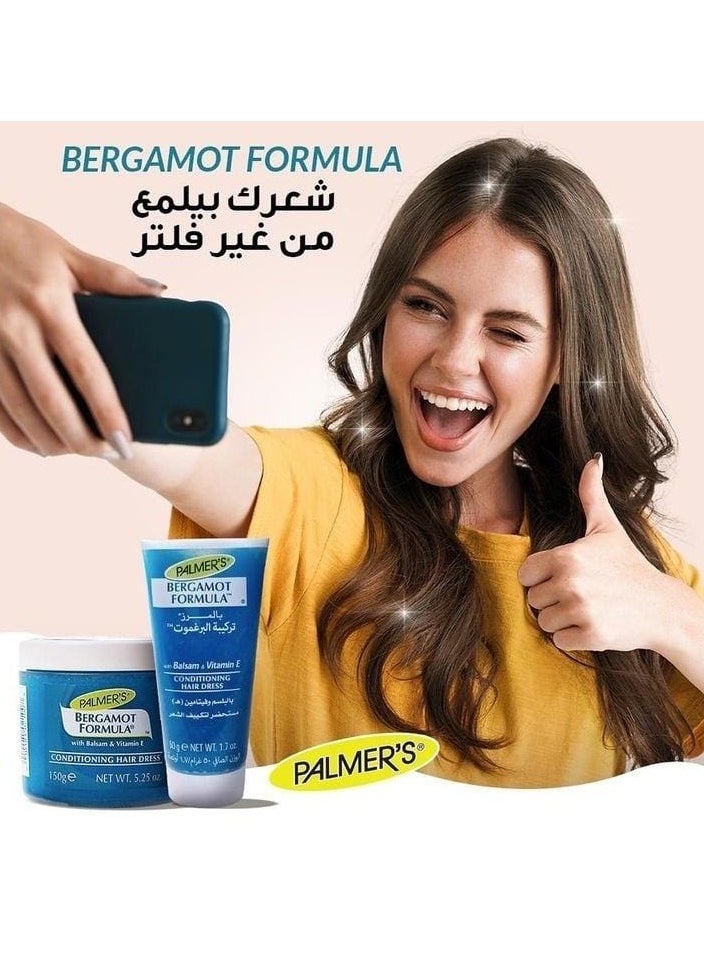 PALMER'S - PALMER'S Bergamot Formula With Balsam&Vitamin E Conditioning Hair Dress Cream 150ml - Image 1