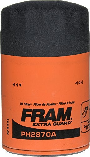 FRAM Extra Guard PH2870A, 10K Mile Change Interval Spin-On Oil Filter - Image 2