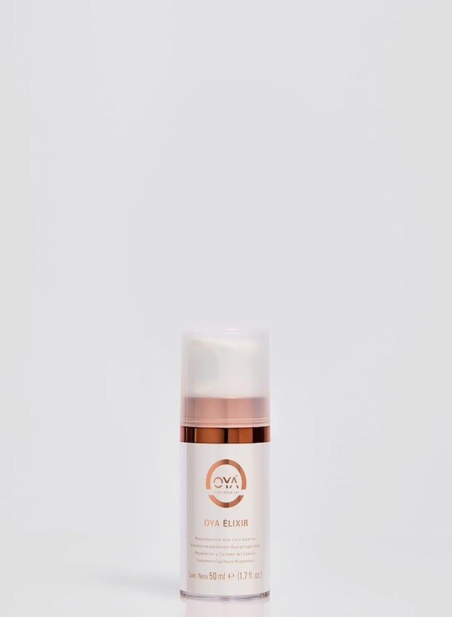 OYA ELIXIR Hair Smoothing Elixir - 50 ml - Reconstructive Additive for Color Treated Hair - Intermolecular Bonding, Highly Concentrated Volumizing Conditioner for Strong, Shiny, Healthy Hair - Image 1