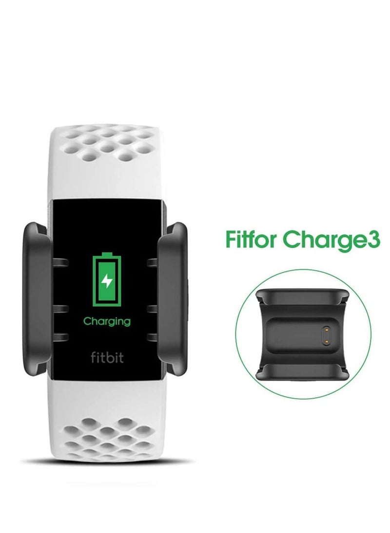 SYOSI Charger Cable Compatible with Fitbit Charge 3,Replacement USB Charging Cable Cord Clip Dock Accessories Adapter for Charge 3 Heart Rate Fitness Wristband - Image 4