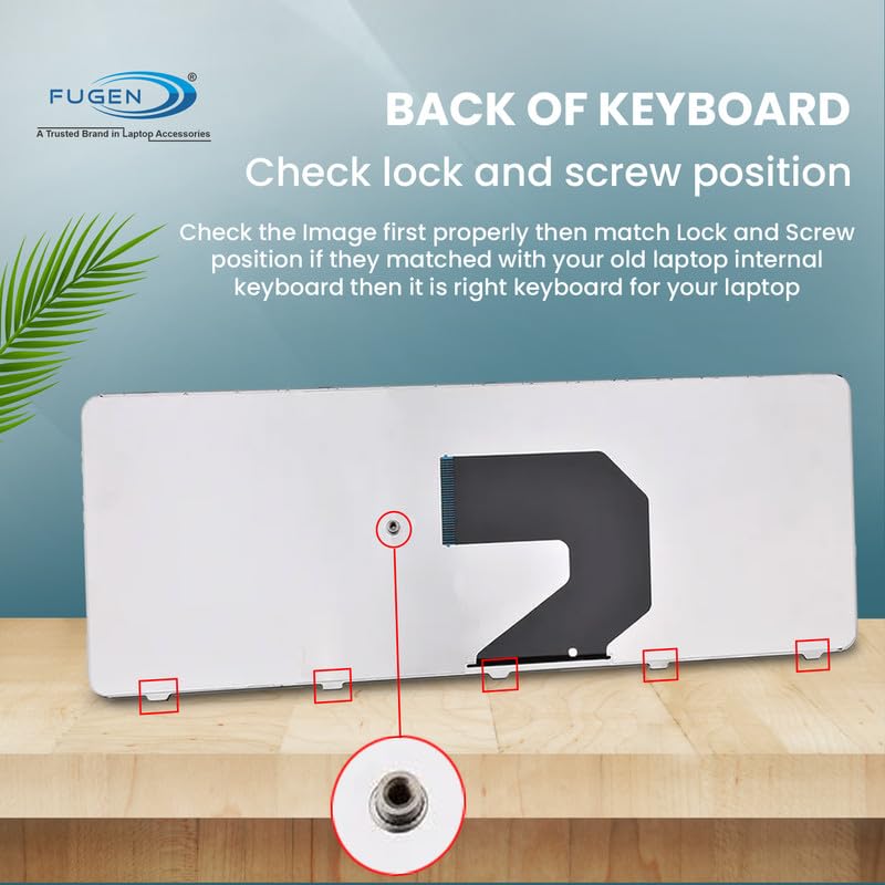 Fugen Laptop Internal Keyboard US Compatible for HP 2000, 430, 431, 435, 630, 630s, 631, 635, 636 Pavilion G4 Compaq CQ43-100, CQ43, CQ57 Original Look Series - Image 3