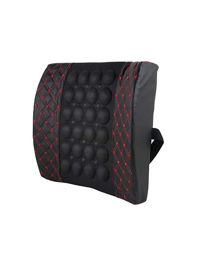 سوفام Car Electric Massage Cushion Lumbar Support Pillow, Car المقاعد الخلفية Support for Back Pain Relief الظهر القطني Massager,Back Massaging Vibrating Pillow - Image 1
