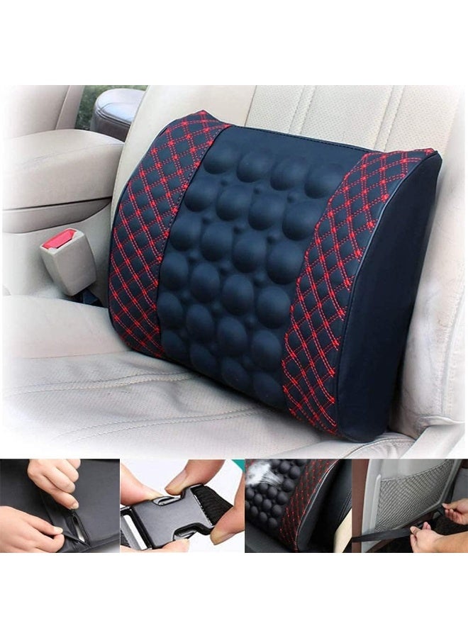 سوفام Car Electric Massage Cushion Lumbar Support Pillow, Car المقاعد الخلفية Support for Back Pain Relief الظهر القطني Massager,Back Massaging Vibrating Pillow - Image 5