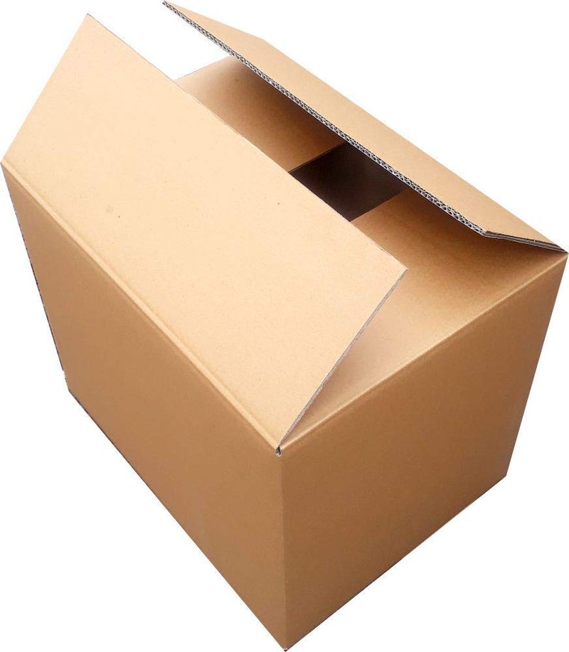 ADDANBI PACK OF 4 | 27"x14"x13" | 5ply Cardboard Boxes for Packaging | Brown Corrugated Box for | Shipping |Moving | Home Shifting | Parcel | Courier Packing box | Large Carton Box - Image 1