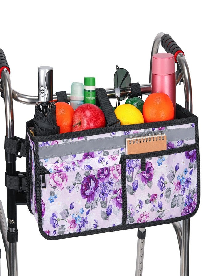 CLEKEGBAG Walker Basket, Walker Accessories - Walker Tray, and Storage Bag for Folding & Rolling Walkers - Ideal for Seniors - Image 1