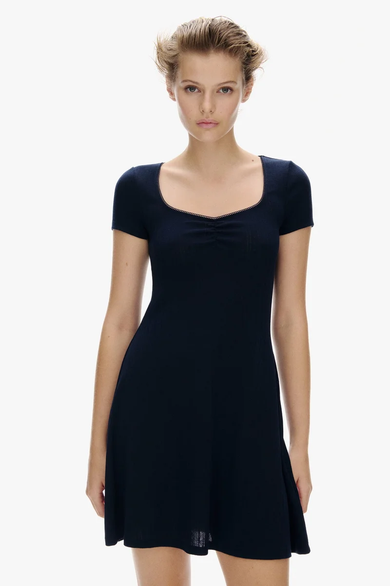H&M Pointelle-jersey dress