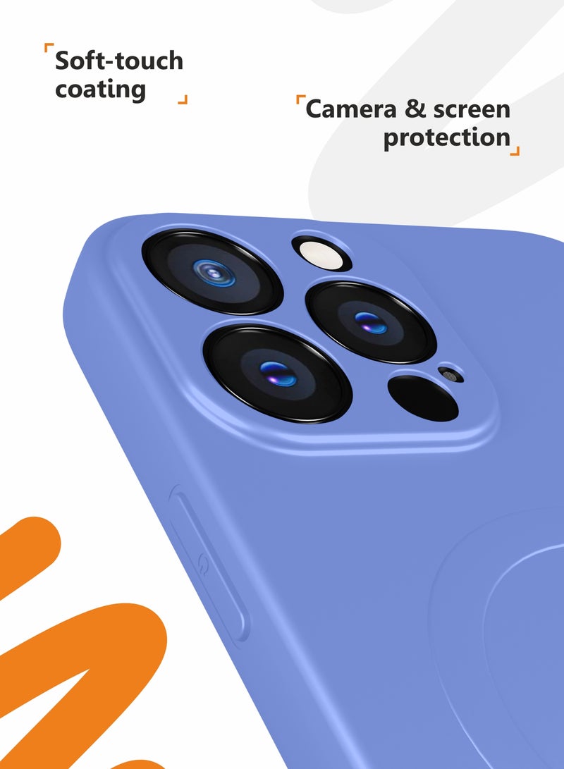 MOBILIUS for iPhone 13 Pro Max Case, Soft Anti-Scratch Microfiber Lining, Compatible with MagSafe, Shockproof Phone Case for iPhone 13 Pro Max, Purple - Image 4