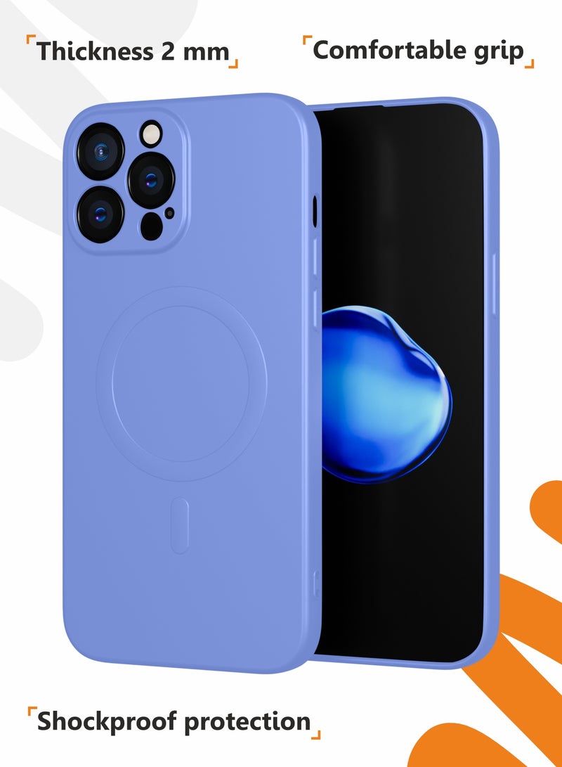 MOBILIUS for iPhone 13 Pro Max Case, Soft Anti-Scratch Microfiber Lining, Compatible with MagSafe, Shockproof Phone Case for iPhone 13 Pro Max, Purple - Image 5