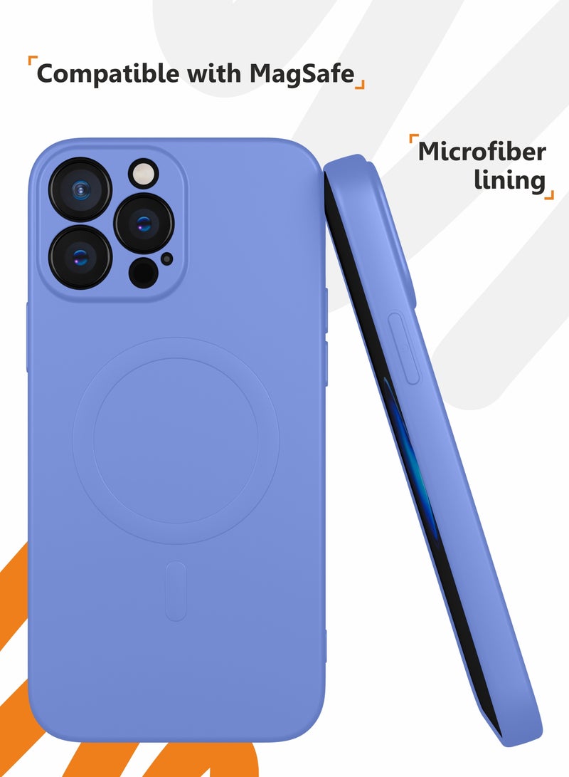 MOBILIUS for iPhone 13 Pro Max Case, Soft Anti-Scratch Microfiber Lining, Compatible with MagSafe, Shockproof Phone Case for iPhone 13 Pro Max, Purple - Image 3