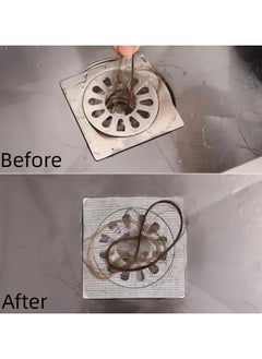 RIYAD GADGETS 10 PCS Disposable Shower Drain Cover Hair Catcher Mesh Stickers, for Human and pet Hair, Bathtub, Bathroom, Laundry, Sink, Kitchen,  - Image 2