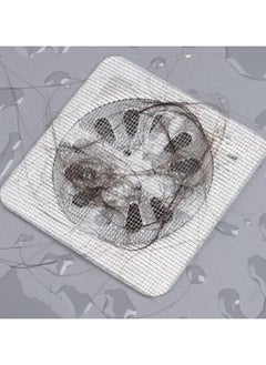 RIYAD GADGETS 10 PCS Disposable Shower Drain Cover Hair Catcher Mesh Stickers, for Human and pet Hair, Bathtub, Bathroom, Laundry, Sink, Kitchen,  - Image 4