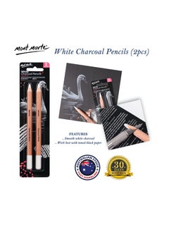Mont Marte Mont Marte Signature White Charcoal Pencils Large  - No:81451  - Image 1