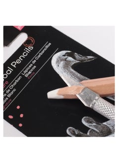 Mont Marte Mont Marte Signature White Charcoal Pencils Large  - No:81451  - Image 3