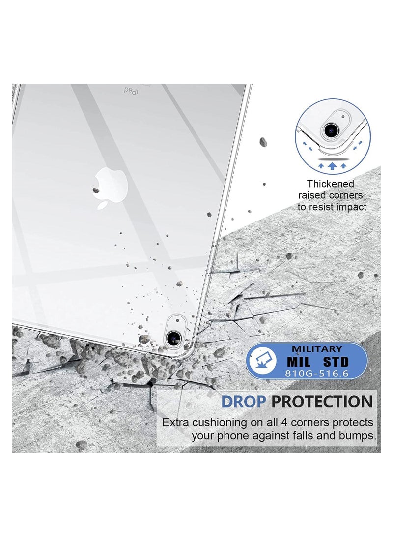 Cover Compatible with Apple iPad 10 2022 10,9" Case Protector, Thin Slim Soft TPU Silicone Clear Cover, Anti-fall & Shock-Absorbing & Anti-Scratch Protective Case - Image 3
