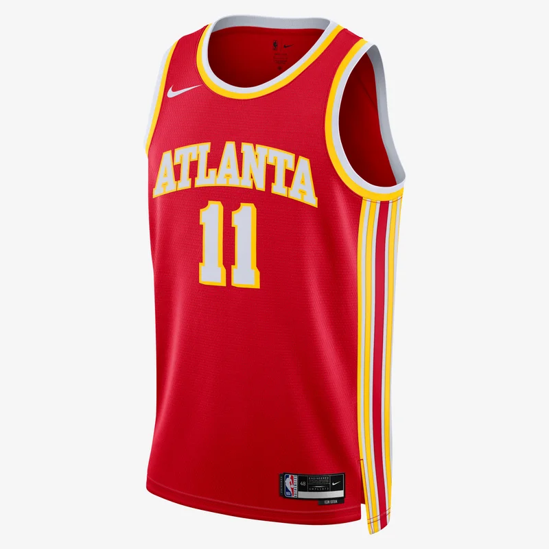 Nike Men's NBA 22/23 Atlanta Hawks Icon Edition Swingman Basketball Jersey