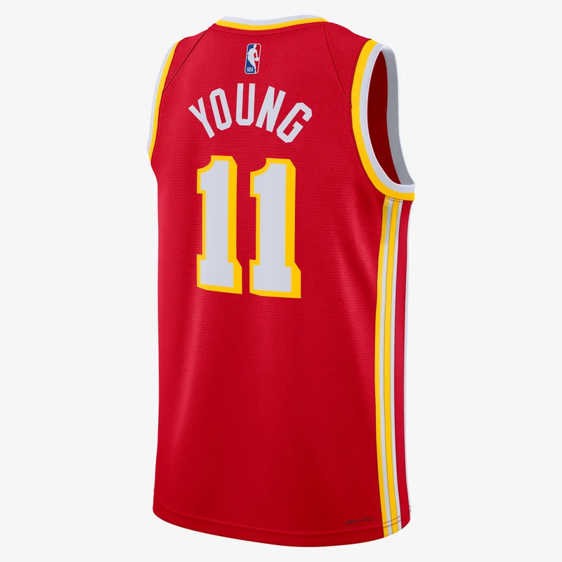 Nike Men's NBA 22/23 Atlanta Hawks Icon Edition Swingman Basketball Jersey