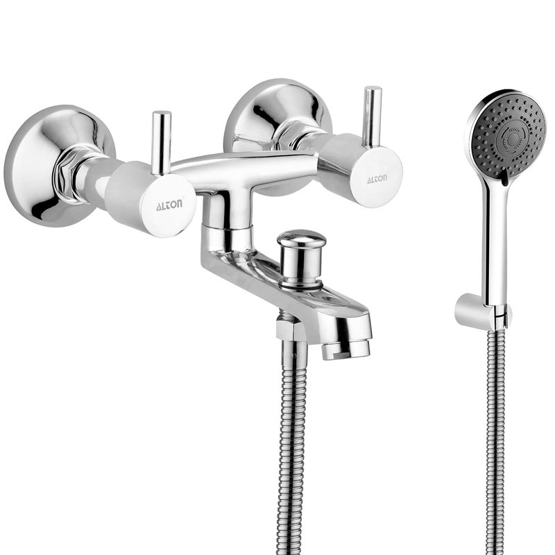 Alton ALTON GRCL3935 Brass Wall Mixer With 3Function Hand Shower 15 Meter Tube Chrome Finish - Image 1
