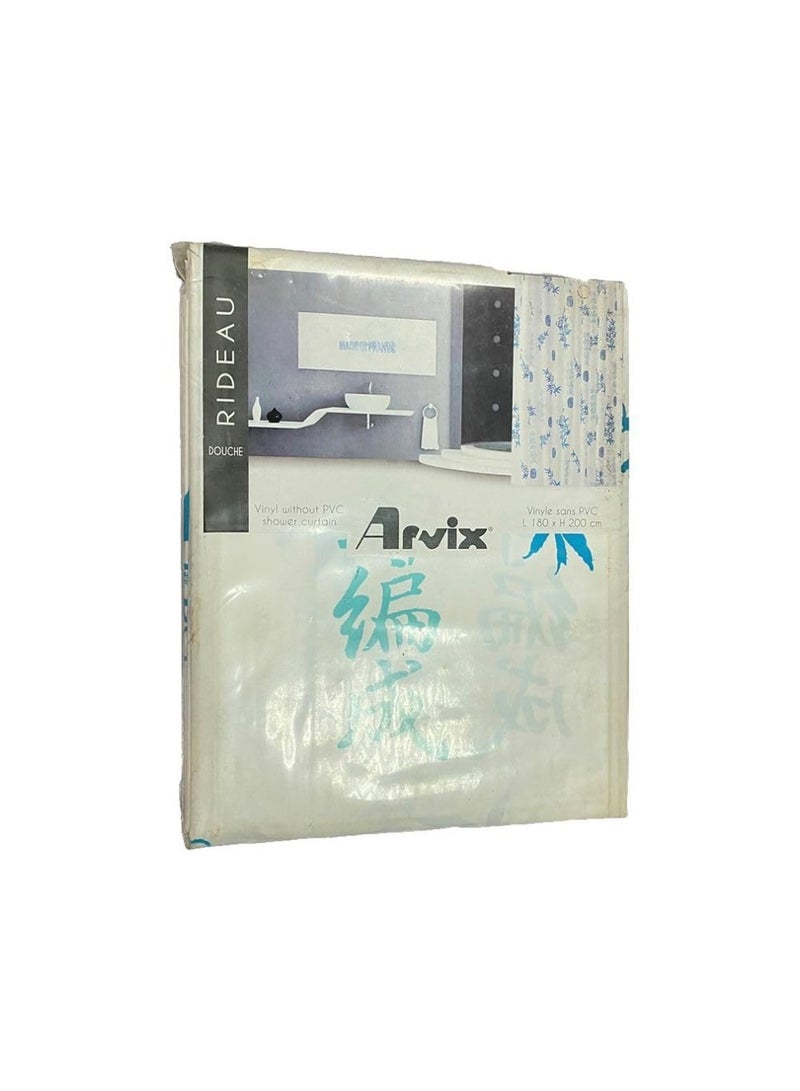 ARVIX 455 Peva Printed Shower Curtain  180 Cm X 200 Cm Size - Image 1
