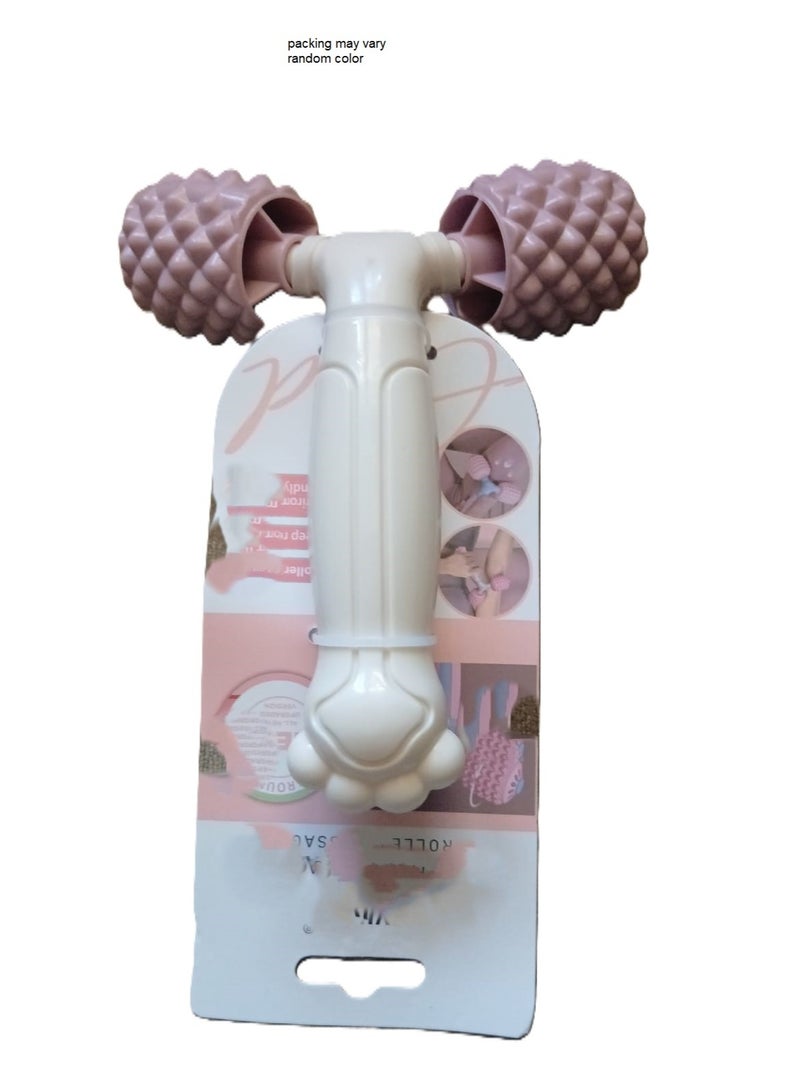 A handheld massager for all body areas (arms, feet, and neck). Easy to use for lymphatic drainage, cellulite reduction, and pain relief. Random color. One piece. - Image 1