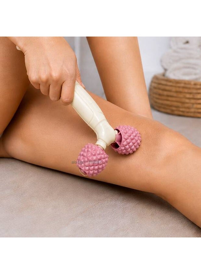 A handheld massager for all body areas (arms, feet, and neck). Easy to use for lymphatic drainage, cellulite reduction, and pain relief. Random color. One piece. - Image 2