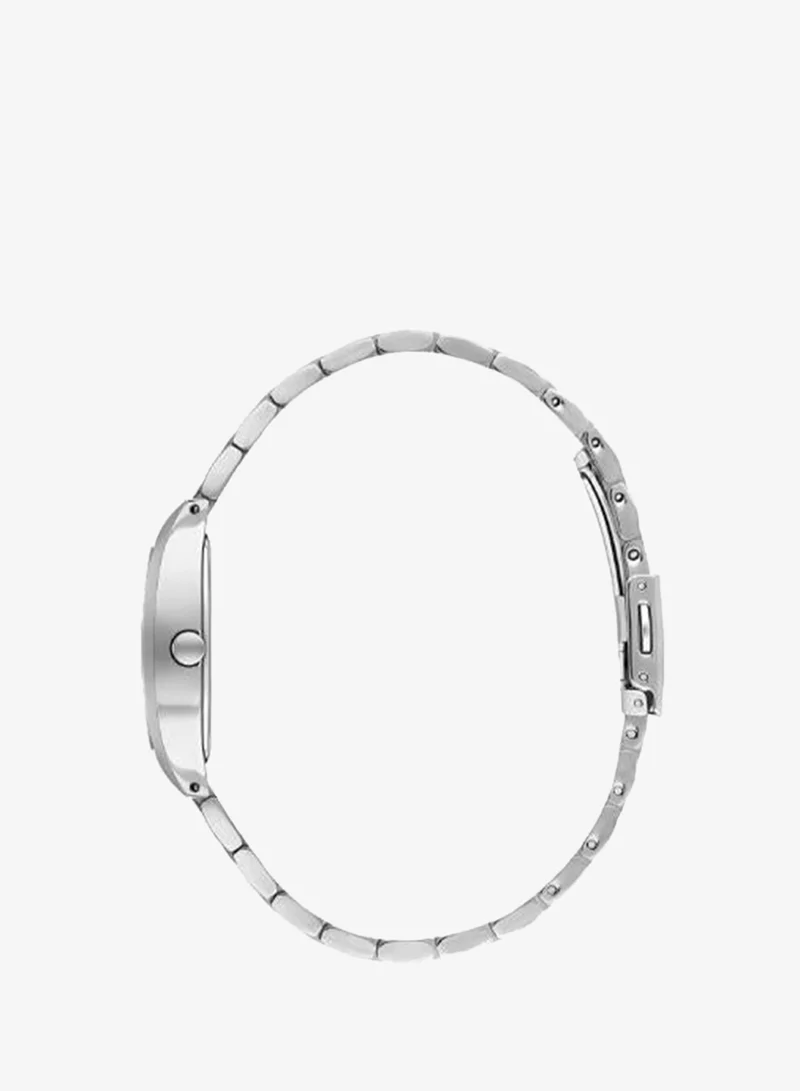DANIEL KLEIN Women's Stainless Steel Silver Alloy Case Analog Black Barrel Sunray Dial Japanese Quartz Premium 30 Meters Water Resistant