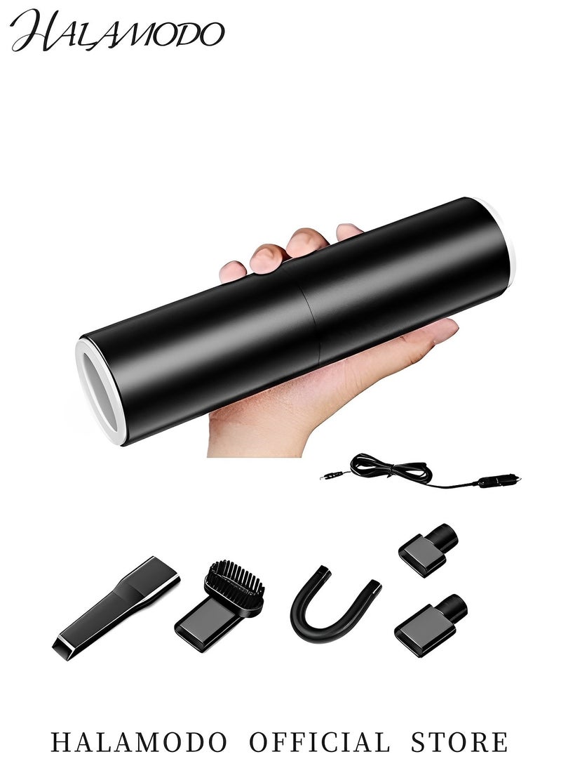 Halamodo Car Vacuum Cleaner 12V Handheld Mini Vacuum Cleaner with High Power & Strong Suction Portable Vacuum Cleaner Noise Reducing Vacuum Cleaner for Both Dry & Wet Use - Image 2