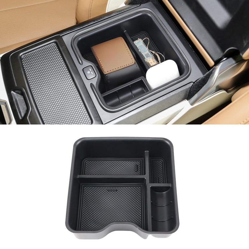 EVGoXMods Center Console Organizer Compatible with Land Rover Range Rover SportVogue 2025 2024 2023 ONLY for Refrigerator Version Armrest Storage Box Insert Tray Interior Accessories - Image 2