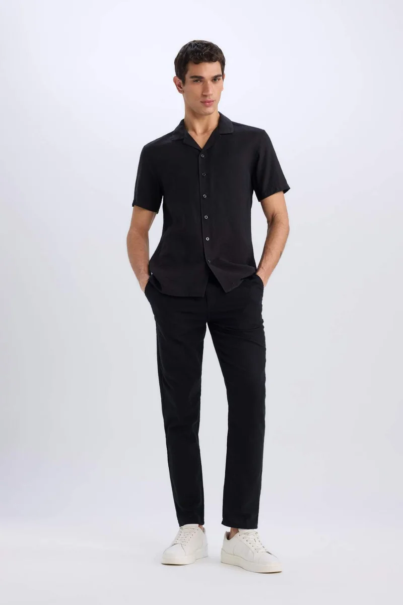 ديفاكتو Slim Fit Straight Leg Cotton Summer Joggers
