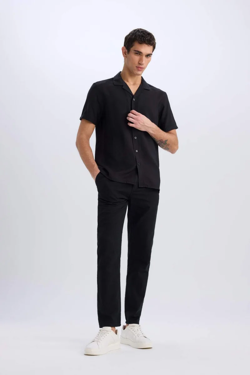 ديفاكتو Slim Fit Straight Leg Cotton Summer Joggers