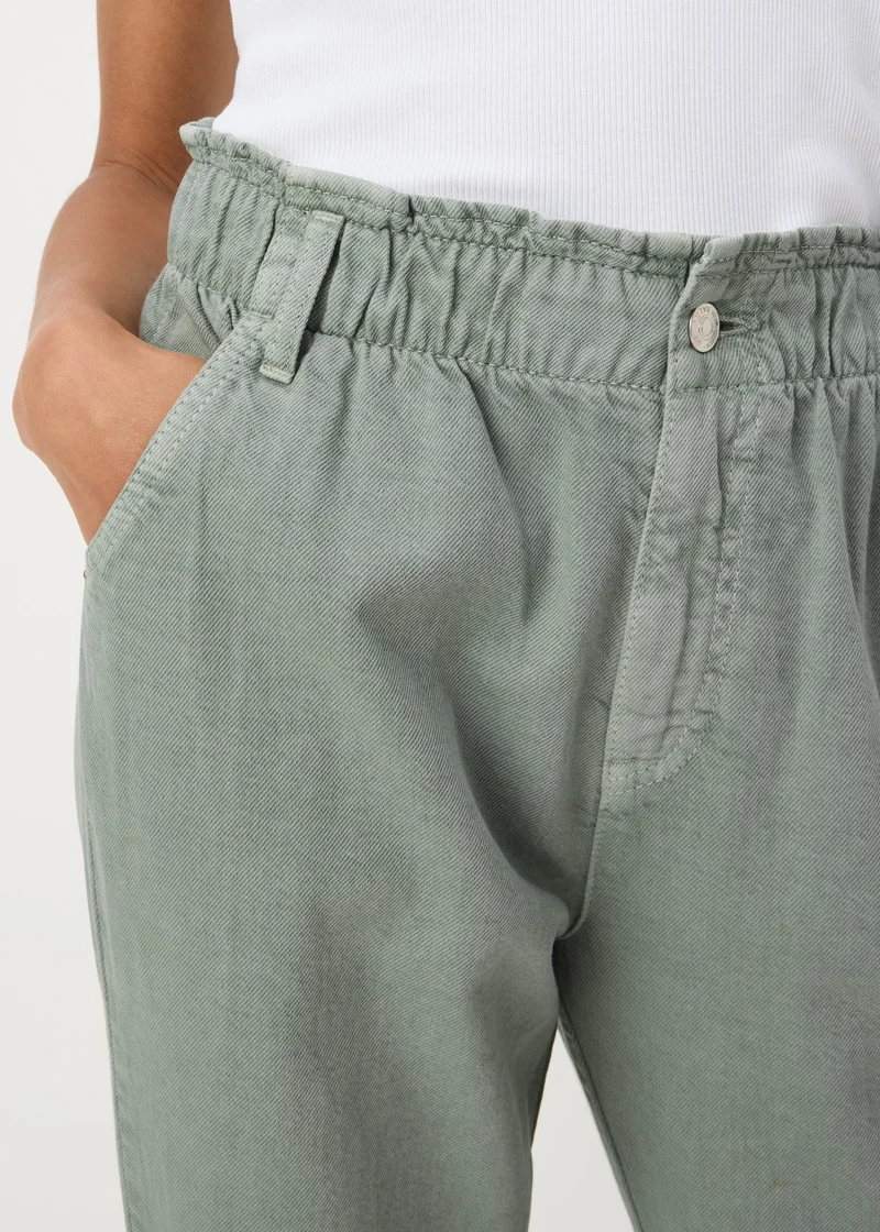 ماتلان Paperbag sage green jeans