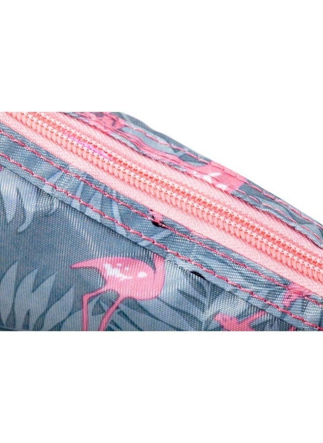 NIKITA.VIVI 3-Piece Waterproof Cosmetic Bag Set Grey/Pink  - Image 5