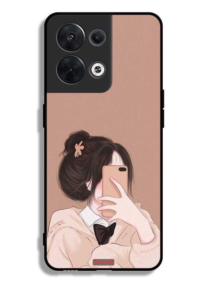 Tolwak غطاء حماية أوبو رينو8 5G لالتقاط السيلفي - Image 2