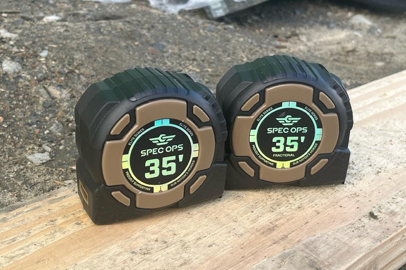 Spec-Ops Spec Ops Tools 35-Foot Elite Series Magnetic Tape Measure, 1 1/4" Double-Sided Blade, Includes Fractional Markings, 12 Feet of Stand Out, Military-Grade Composite Case, 3% Donated to Veterans - Image 5