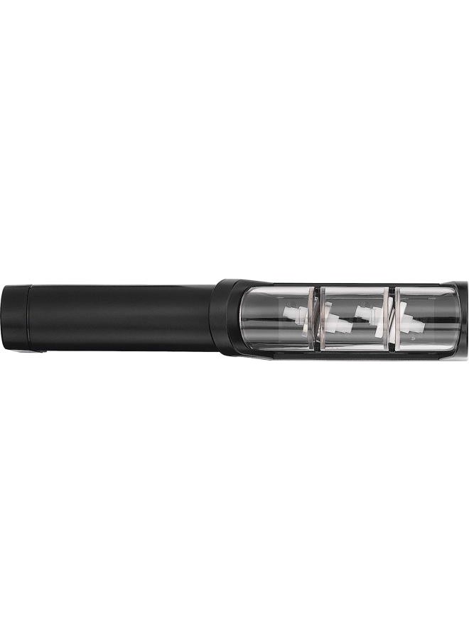 Miyabi Pull Through Sharpener 21 cms. Two Rollers diamond and ceramic. Suitable for all knife of smooth cutting edge. Ergonomic handle. Suitable for Right-handed or left-handed users. Non-slip. - Image 4