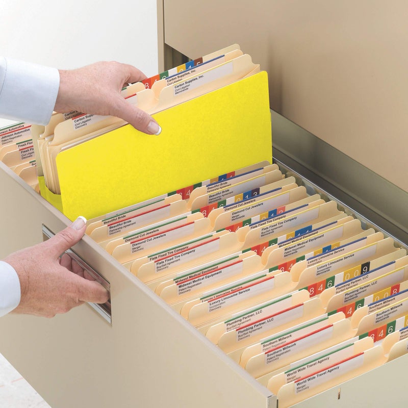 Smead Pocket, Letter, Straight, 5.75-Inch Expansion, Yellow, 10 per Box (73243) - Image 4