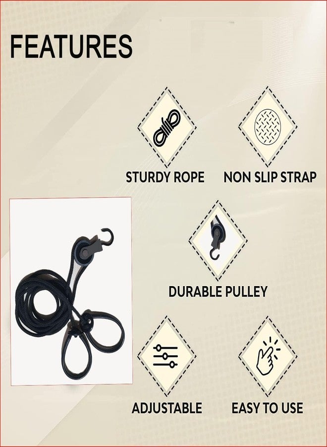 Acupunctoreum Shoulder Hand pully For physiotherapy paralysis physical therapy exercise equipment Rope Exerciser Pully For Unisex, acromioclavicular_joint_injury - Image 2