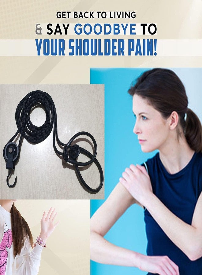 Acupunctoreum Shoulder Hand pully For physiotherapy paralysis physical therapy exercise equipment Rope Exerciser Pully For Unisex, acromioclavicular_joint_injury - Image 4