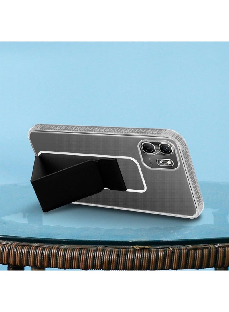 Techie حافظة مغناطيسية شفافة TPU لهاتف Infinix Hot 50i - حماية صدمة مع وسادة هوائية - Image 3