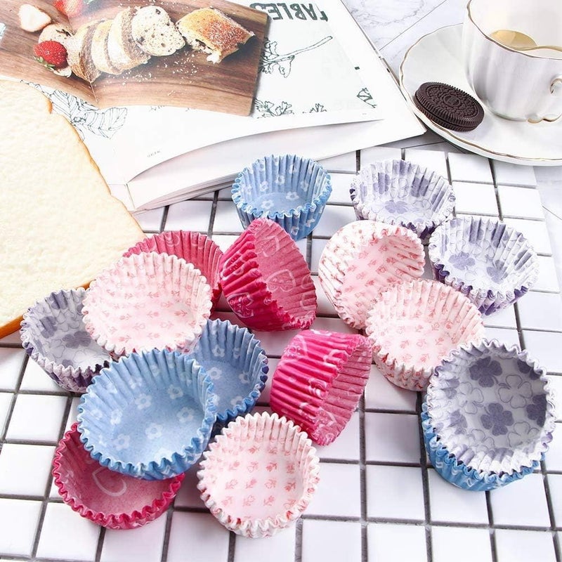 100pc Cake Cupcake Paper Liner Greaseproof Hot Bun Mini Muffin Cup Chocolate Cases Party Paper Cupcake Cake Baking Cup - Image 1