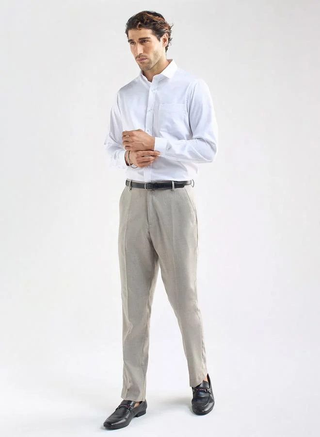 سبلاش فيڤ بنطلون سادة بقصّة عادية بخصر مرن وجيوب