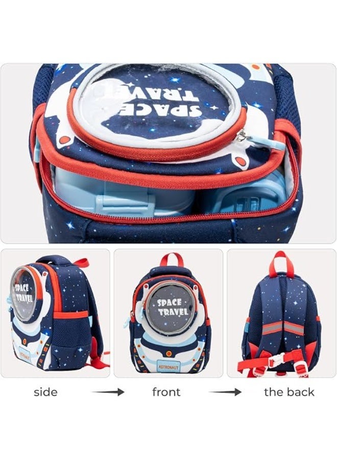 Moon Kids Preschool Backpack Ages 3–6, Exciting 3D Space Adventure Design, Lightweight and Waterproof, Soft Padded Shoulder Straps, Ideal for School, Lunch, Daycare, Travel, and Daily Adventures for Boys and Girls - Image 5