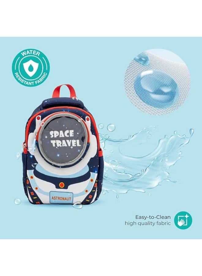 Moon Kids Preschool Backpack Ages 3–6, Exciting 3D Space Adventure Design, Lightweight and Waterproof, Soft Padded Shoulder Straps, Ideal for School, Lunch, Daycare, Travel, and Daily Adventures for Boys and Girls - Image 4