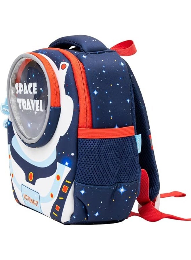 Moon Kids Preschool Backpack Ages 3–6, Exciting 3D Space Adventure Design, Lightweight and Waterproof, Soft Padded Shoulder Straps, Ideal for School, Lunch, Daycare, Travel, and Daily Adventures for Boys and Girls - Image 1