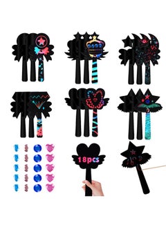 Scratch Art Set Wand Shape Witch Fake Gems, Customized Rainbow Scratch Paper Art Set For Kids, Black Scratch Art Paper Wand For Girls & Boy Birthday Halloween Christmas Party Supplies 18 Pcs - pzsku/ZD2FB1D74D4B970620310Z/45/_/1732787373/22d79288-4bcb-449c-ac6a-5958a3843311