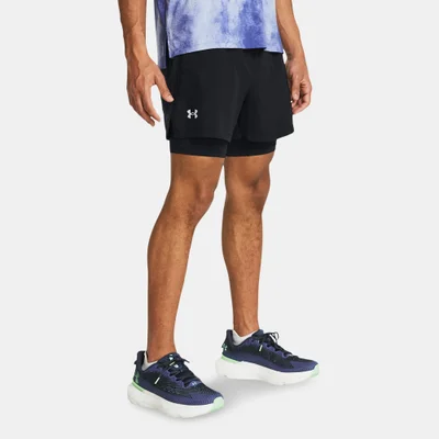 UNDER ARMOUR Men's Launch 2-in-1 Running Shorts