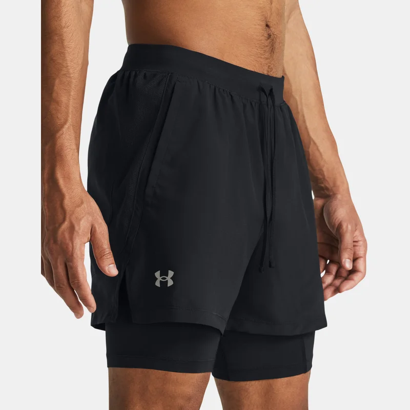 UNDER ARMOUR Men's Launch 2-in-1 Running Shorts